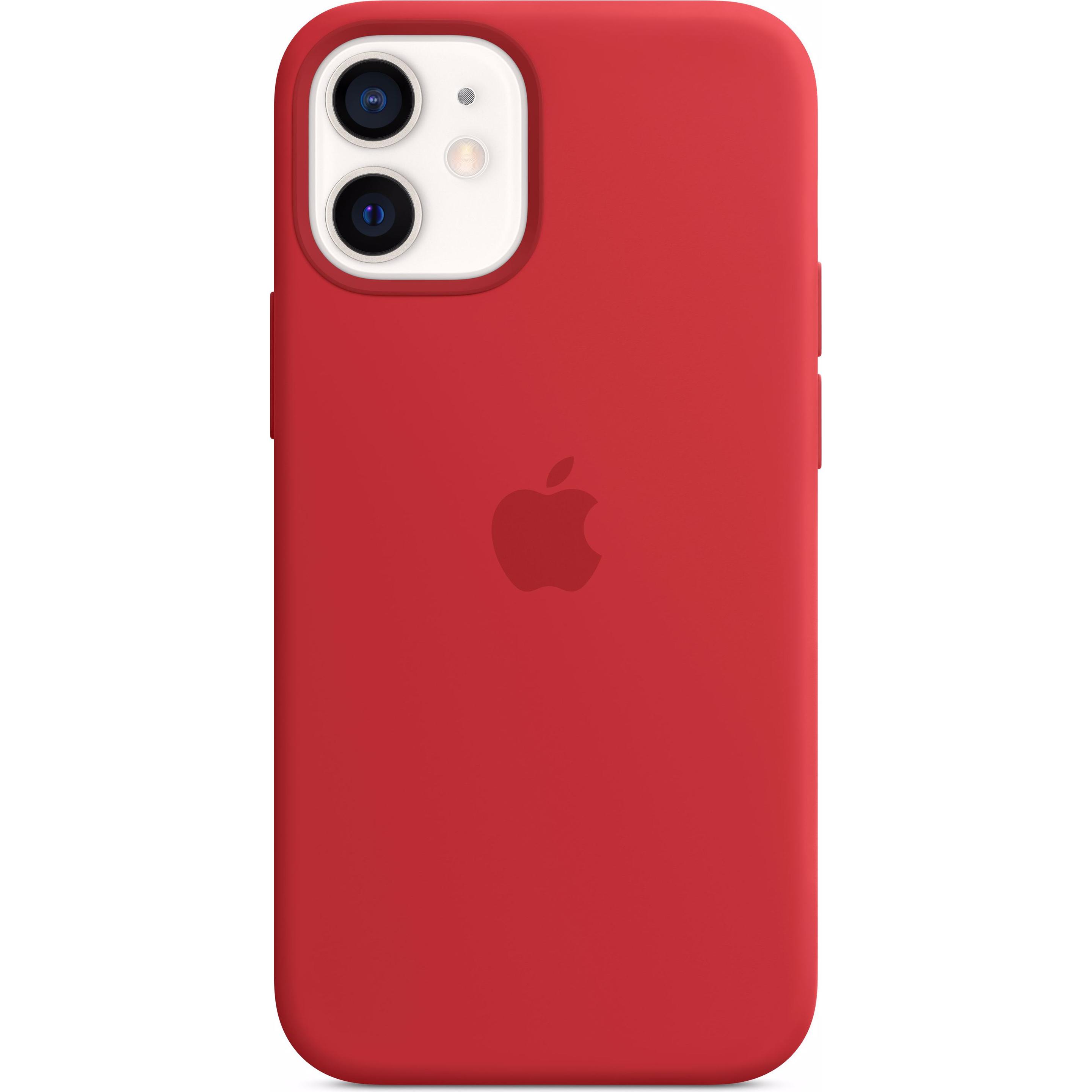 Thumbnail - Apple Silikon Case mit MagSafe (Apple iPhone 12 mini), Smartphone Hülle, Rot