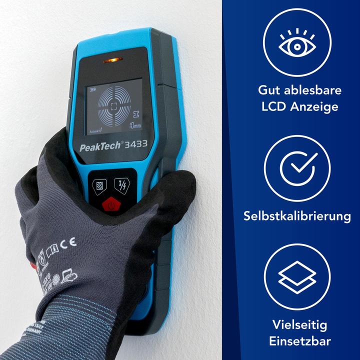 Immagine prodotto Peaktech P 3433 Scanner digitale da parete