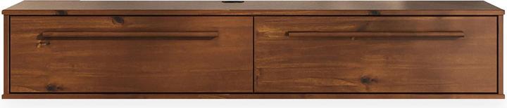 Produktbild IDIMEX Lowboard TECCA 145 cm mit 2 Klappen aus Massivholz - Kastanie farben (145 x 33 x 26 cm)