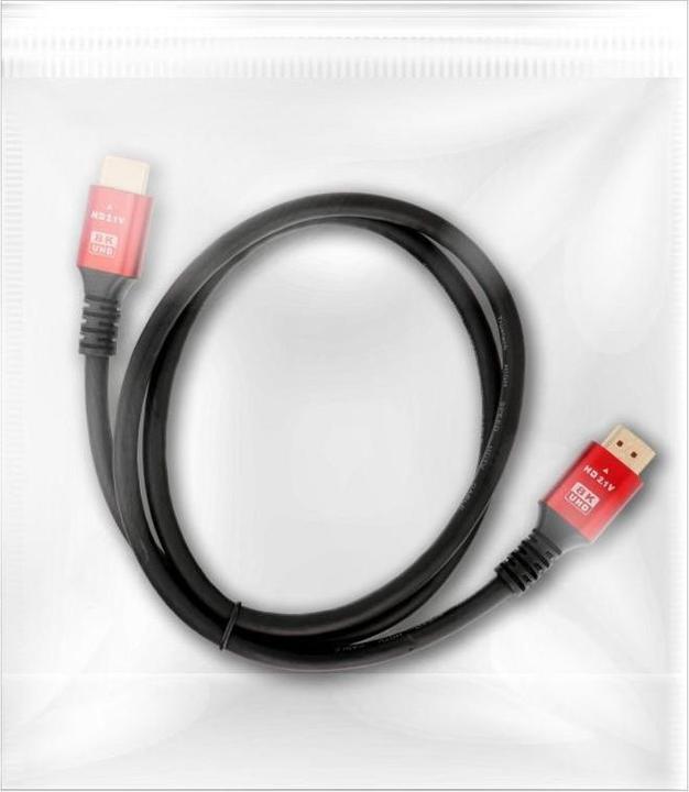 Baseus Cable OEM Cable HDMI 2.1 8K 60Hz / 4K 120Hz – Ultra High Speed, HDR, eARC, VRR, 48Gbps 1 m black (1 m)