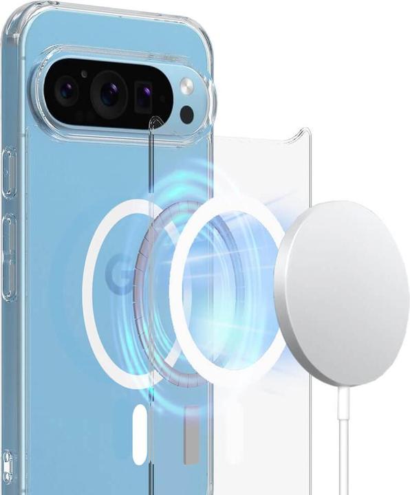 Produktbild Cover-Discount Google Pixel 9/ 9 Pro - Schützende Acryl-Handyhülle mit Magnet (Google Pixel 9, Google Pixel 9 Pro)