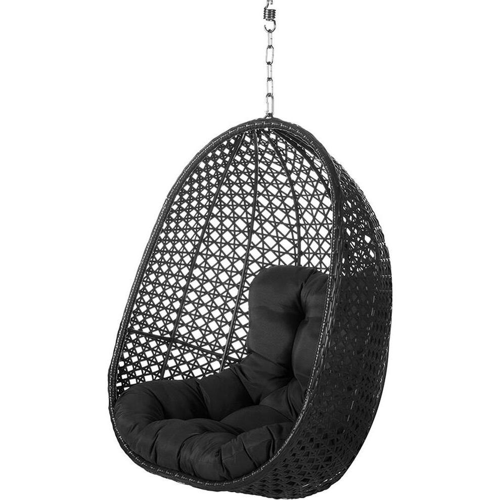 BigBuy, Hängematte, Hängender Gartenstuhl Dido Schwarz 81 x 64 x 111,5 cm