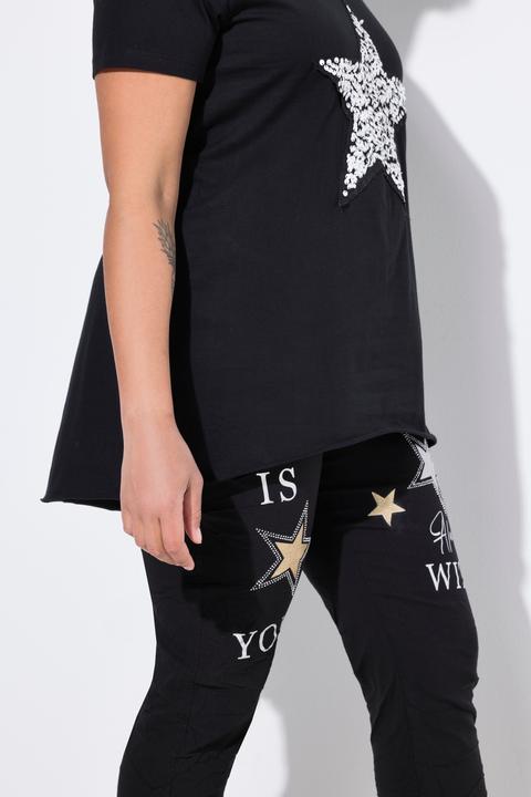 Produktbild Angel of Style T-Shirt, A-Linie, Pailletten-Stern (44)