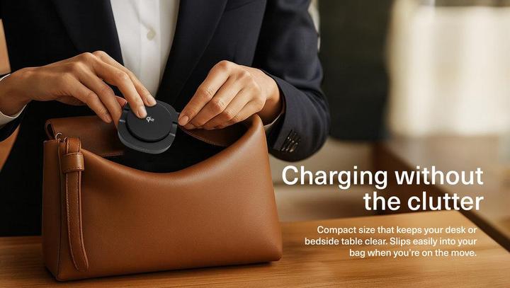 Produktbild Cygnett Chargebase Qi2.0 Single Wireless Charger - Black (15 W)