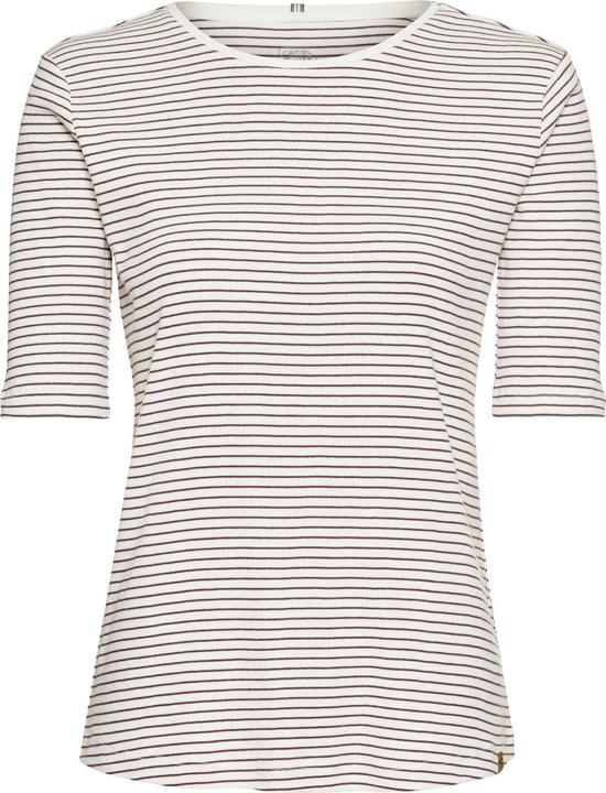 Produktbild Camel Active Gestreiftes Rundhals T-Shirt aus reiner Baumwolle (XXL)