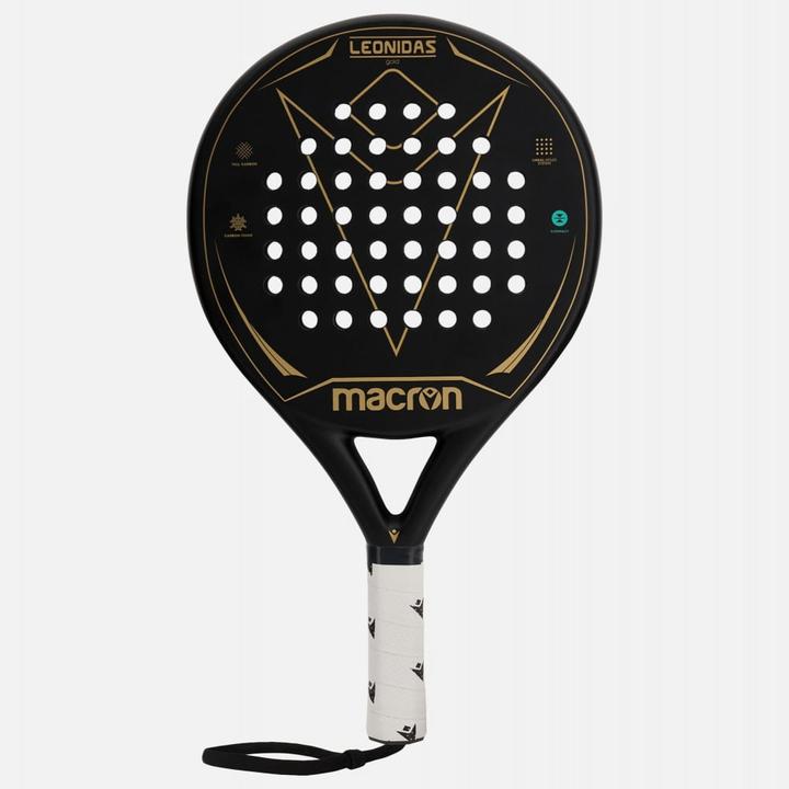 Actual product image Macron Leonidas Gold padel racket