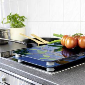 Actual product image Wenko Glass cover plate Universal Mod. Owl, set of 2 for all hob types