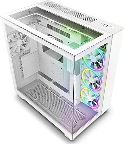 Actual product image NZXT H9 Elite All white (ATX, Mini-ITX, mATX)