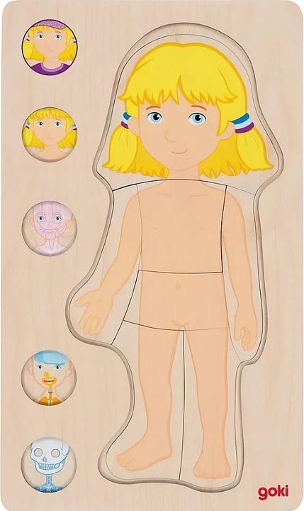 Produktbild Goki Schichtenpuzzle Mädchen (29 Teile)