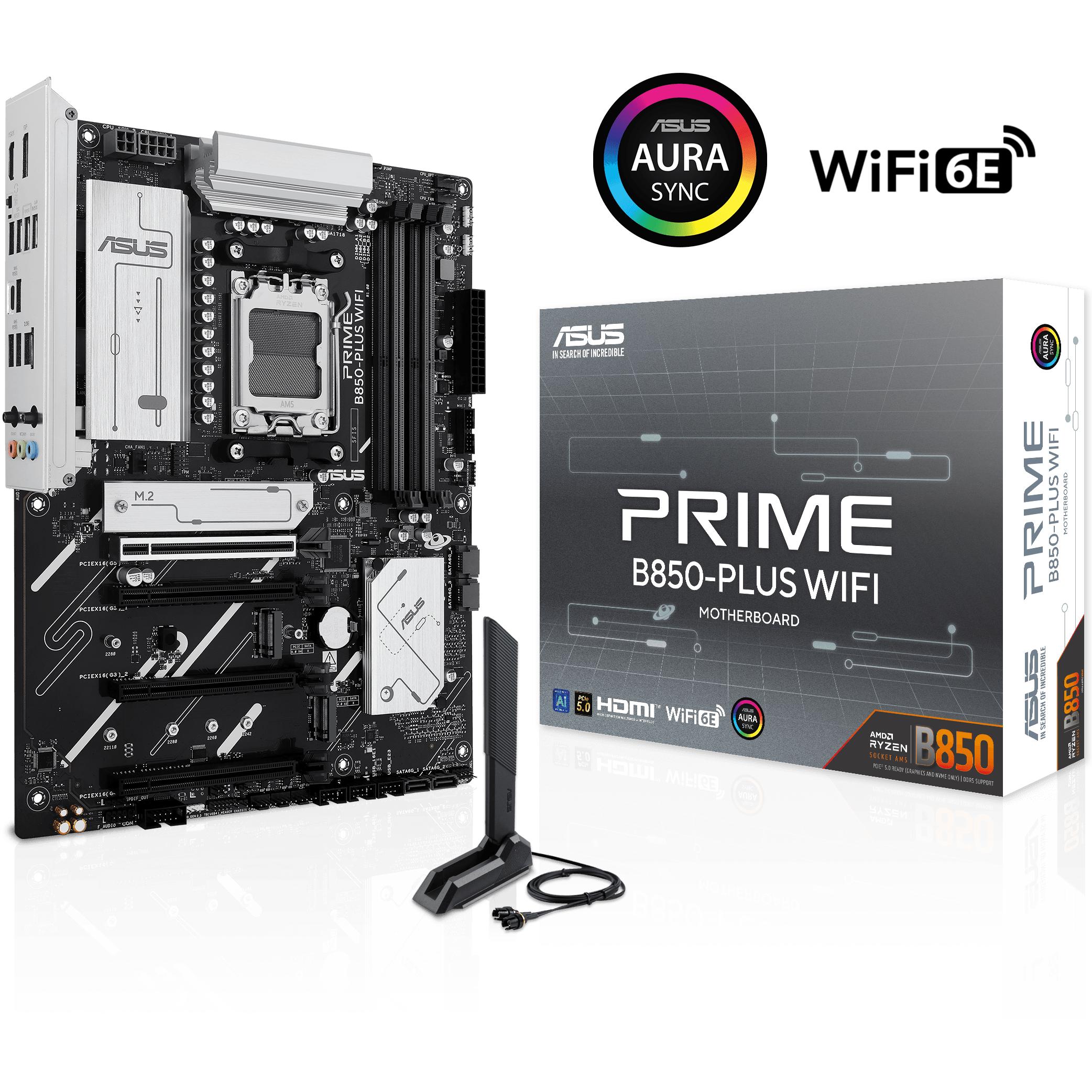 ASUS PRIME B850-PLUS WIFI (AM5, AMD B850, ATX), Mainboard