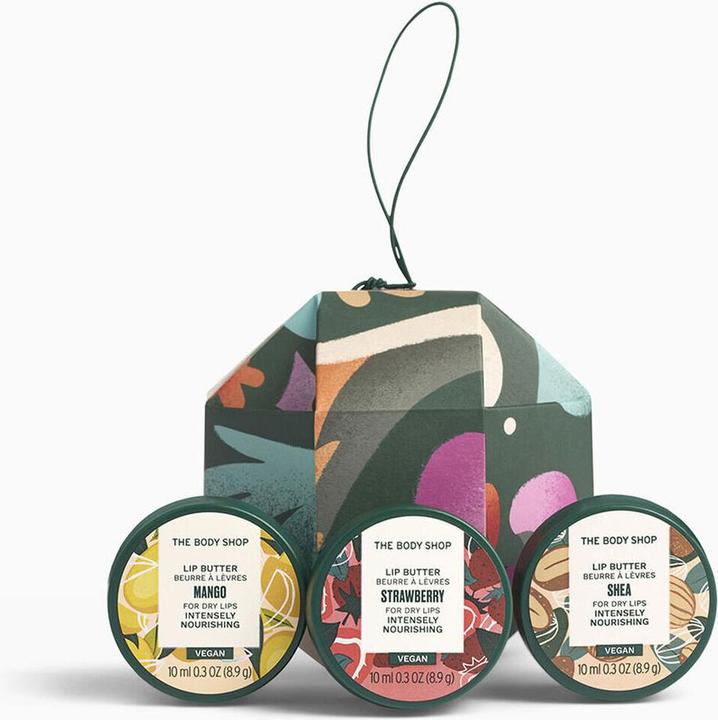 The Body Shop LIPCARE TRIO SET 3-tlg (Lip Butter, Lip Care Stick, 18.40 ml)