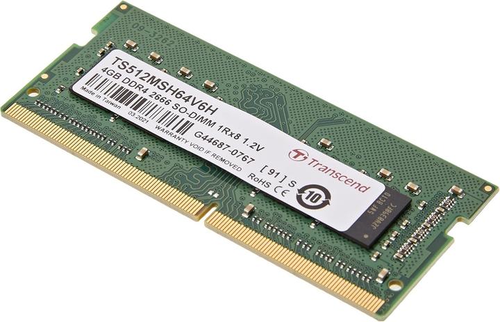 Actual product image QNAP DDR4-2666, SO-DIMM, 260 pin, T0 version (1 x 4GB, 2666 MHz, DDR4-RAM, SO-DIMM)