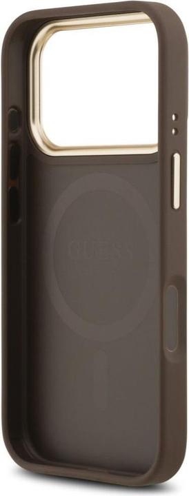 Actual product image Guess - Hardcase 4G Classic MagSafe (GUHMP17LP4MSEGCW) - iPhone 17 Pro - Brown (Apple iPhone 17 Pro)