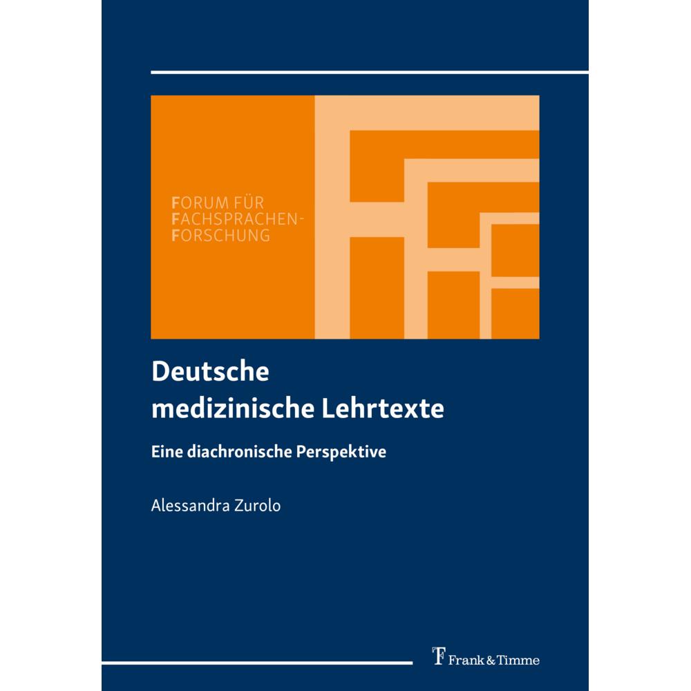 Deutsche medizinische Lehrtexte, Fachbücher von Alessandra Zurolo
