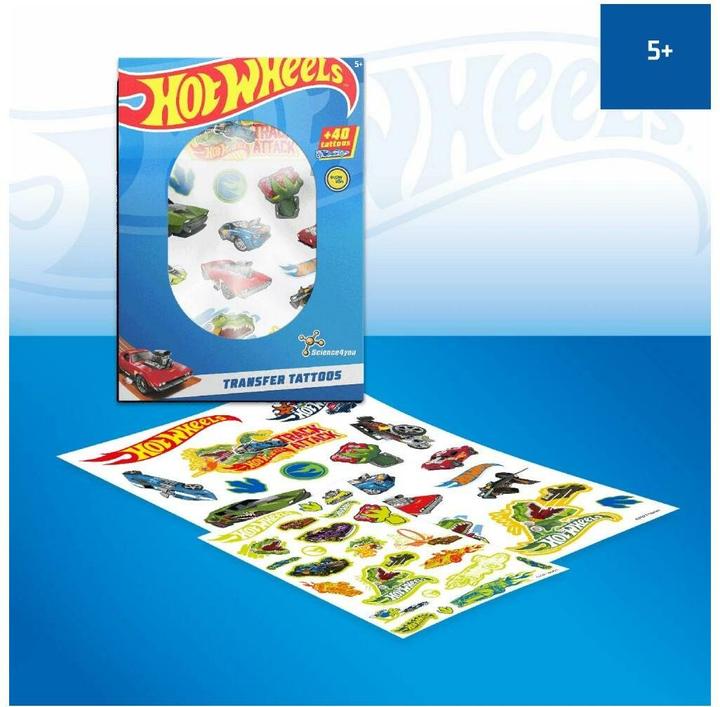 Actual product image Science4you Hot Wheels - Kindertattoos