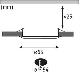Image du produit Paulmann Kit d'éclairage encastré pour meubles (305 lm)