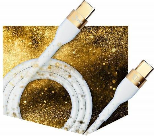Image du produit 3MK Câble HyperSilicone USB-C/USB-C 2m 100W Biały/White (2 m, 100 W)