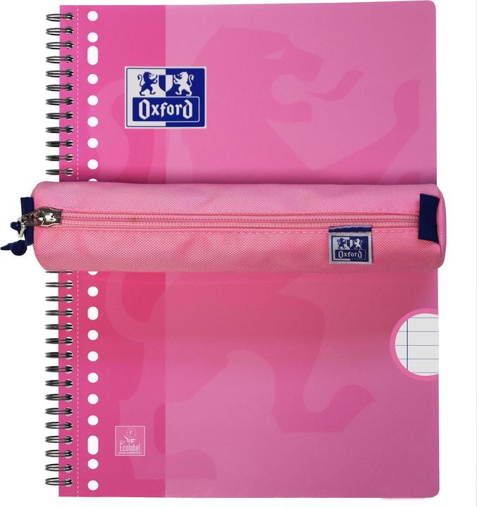 Actual product image Oxford Kangoo Pencil Case Round Pink