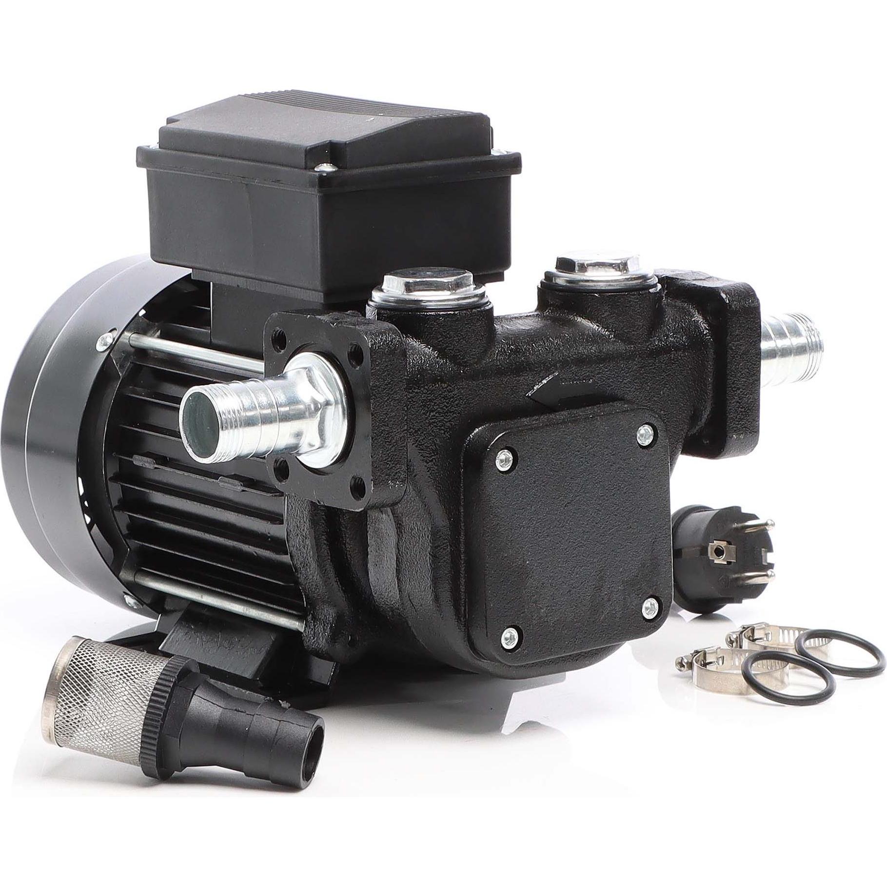Wiltec, Fahrzeug Werkzeug, Heizöl- und Dieselpumpe 230V/750W/100l/min selbstansaugend Dieselöl Pumpe