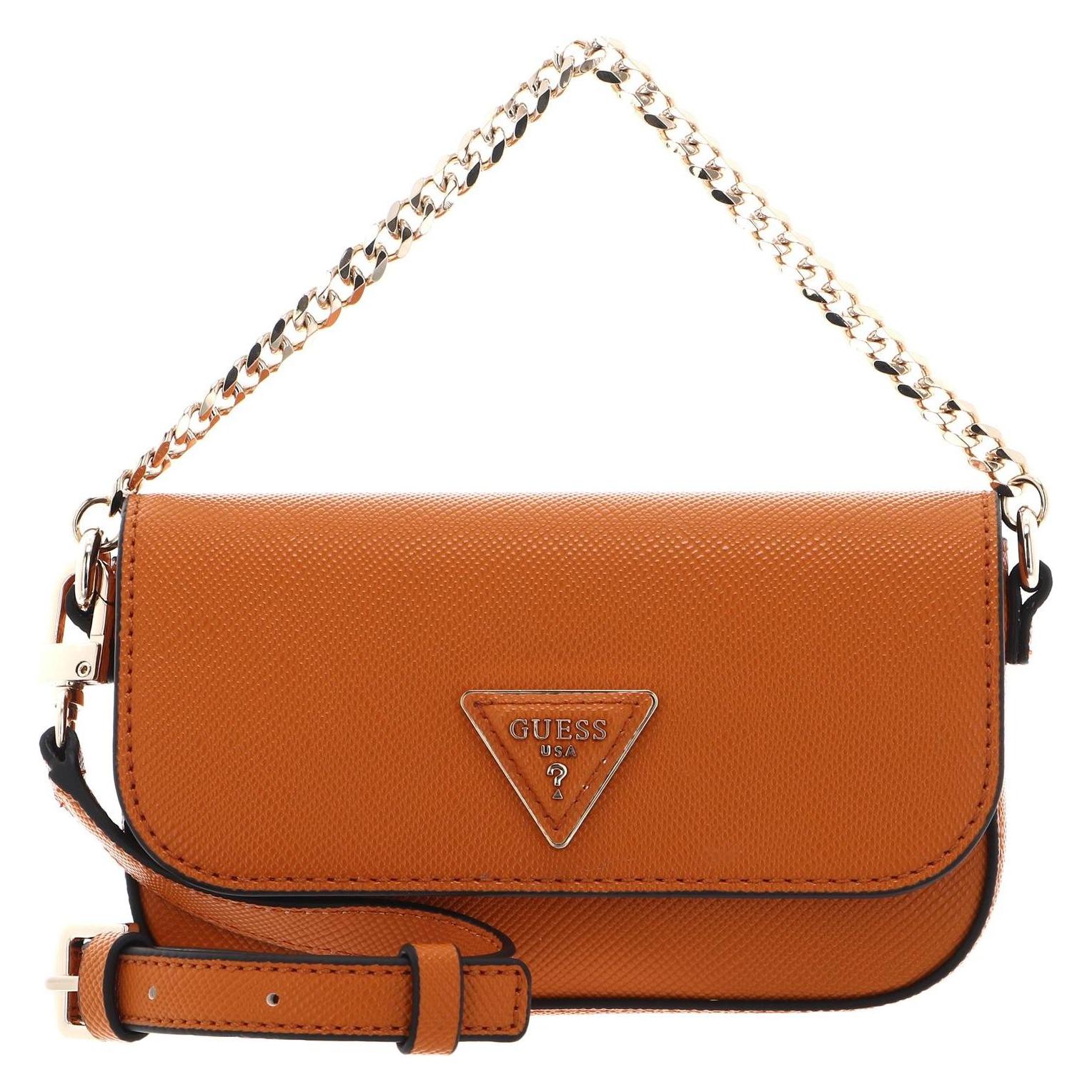 Guess, Damen, Handtasche, Brynlee Micro Mini Flap, Orange