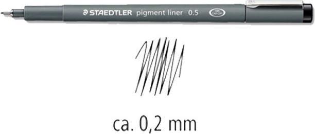 Actual product image Staedtler Pigment Liner 308 (Black, 1 x)