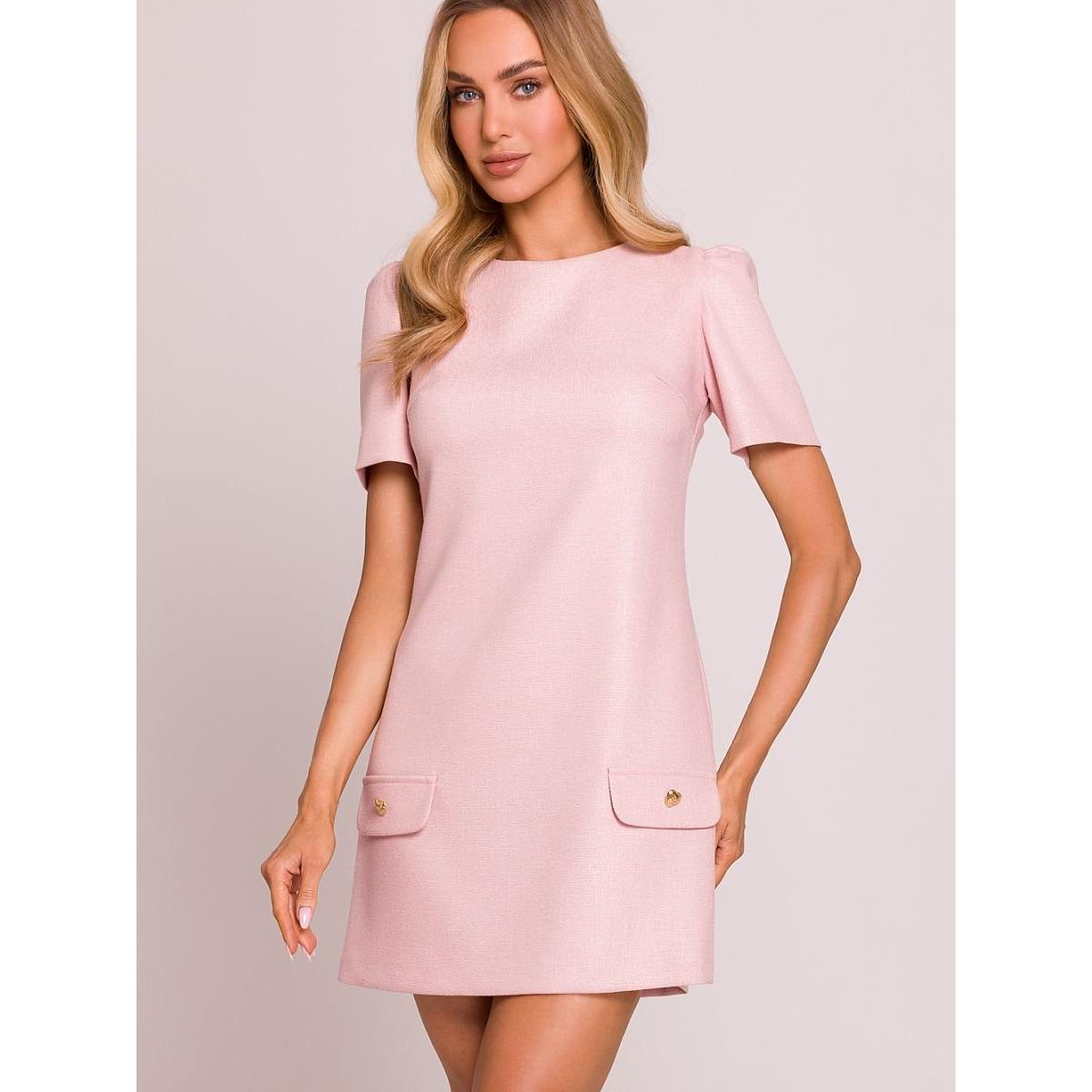 Made of Emotion, Damen, Kleider, Alltagskleid Moe, Rosa, (XL)