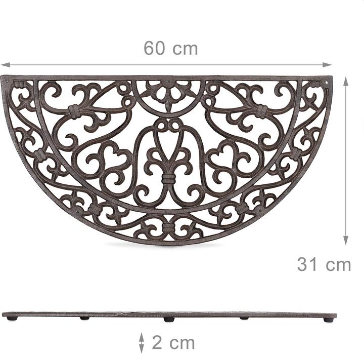 Actual product image Relaxdays Doormat (60 x 31 x 2 cm)