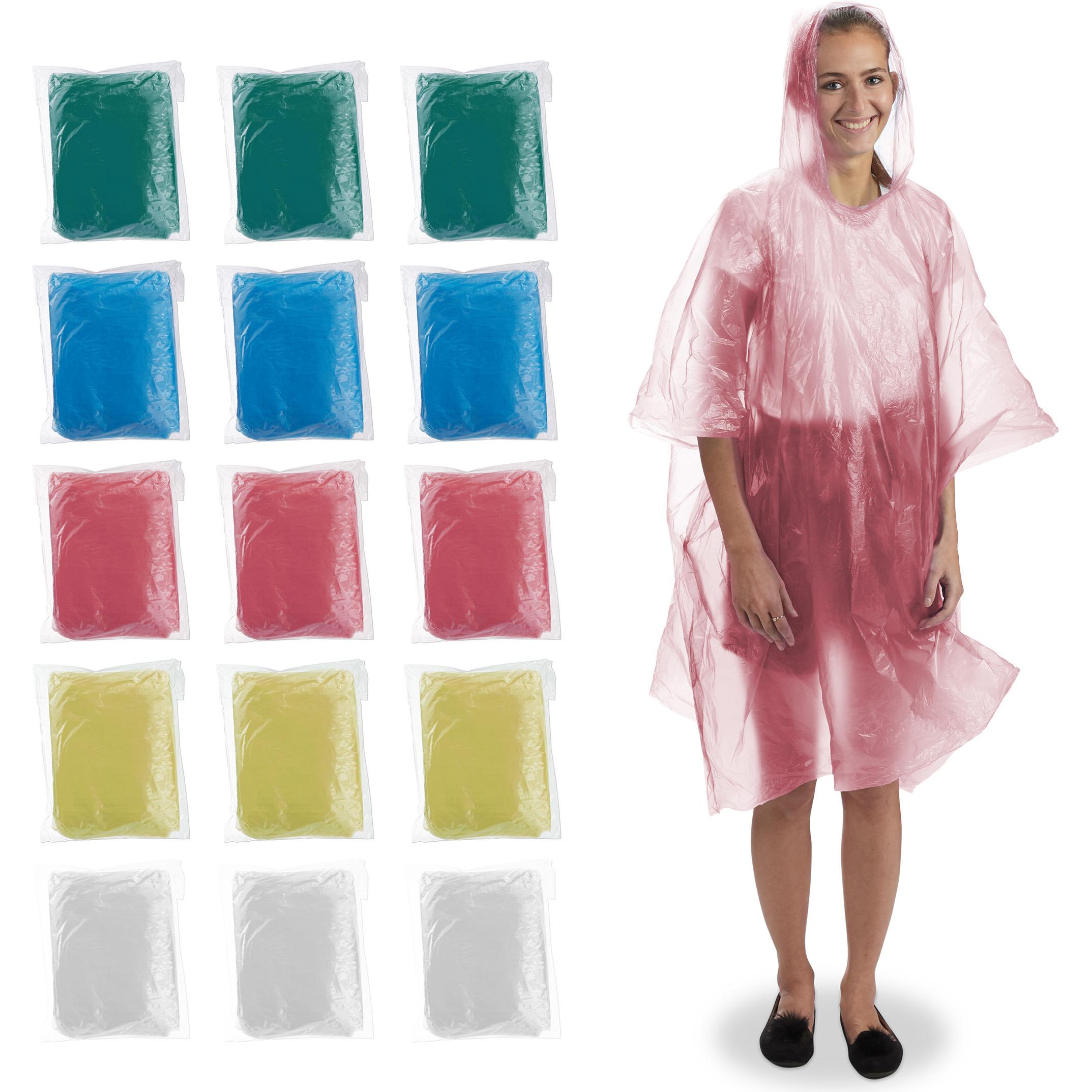 Thumbnail - Relaxdays, Herren, Jacke, 15x Regenponcho (15), Blau, 15