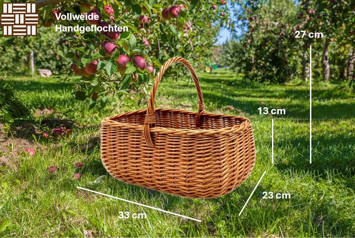 Immagine prodotto Stabiler Weidenkorb mit Stoffeinlage