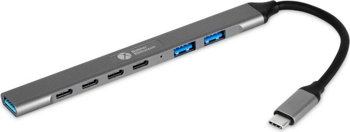 Bakker Elkhuizen Bnechub3a4c Bakker USB-C Hub (USB-C, 7 Ports)