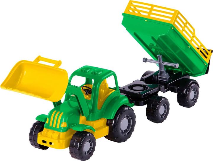 Immagine prodotto Polesie Trattore Cavallino Classic con rimorchio ribaltabile, 66 cm