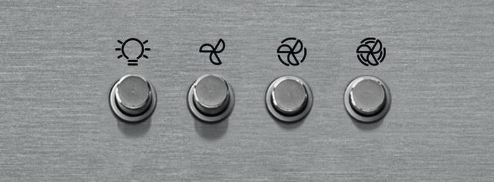 Actual product image Whirlpool AKR 558/3 IX Cooker Hood Wall Mounted Stainless Steel ³/h D (Wall hood)