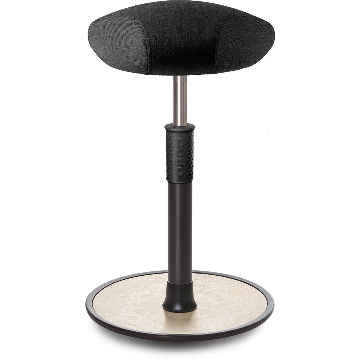 Ongo, Bürostuhl, Sitz- Stehhocker Free Tall Triangel kvadrat Remix Anthrazit schwarz /creme