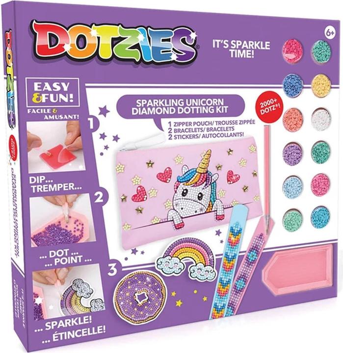 Diamond Dotz Diamond Painting Set Unicorn Baby