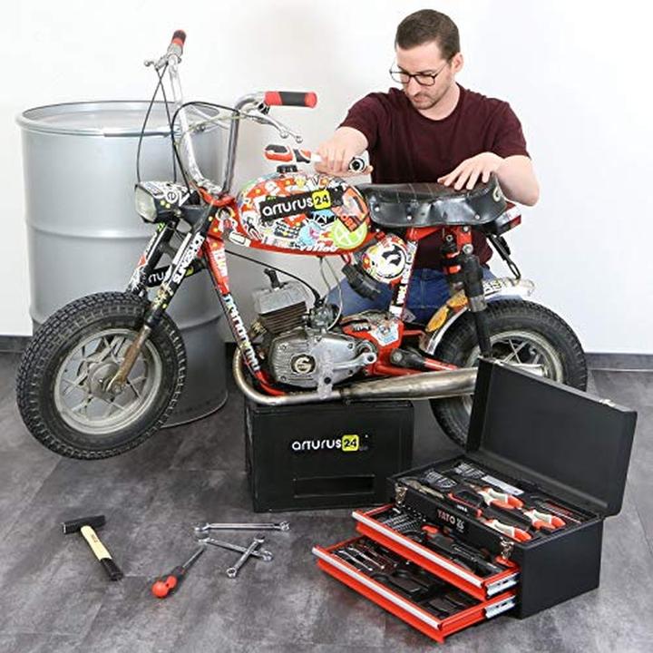 Actual product image Yato TOOL BOX W. TOOLS 80PCS (80 pieces)