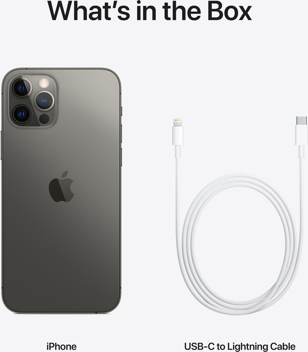 Produktbild Apple iPhone 12 Pro (512 GB, Graphite, 6.10", SIM + eSIM, 12 Mpx, 5G)