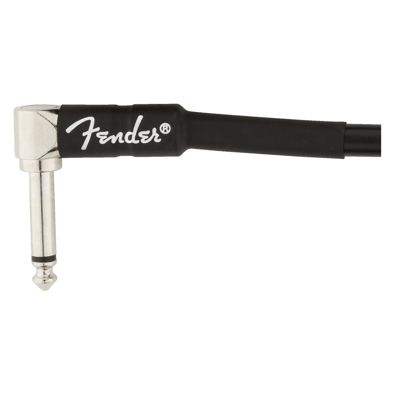 Fender Kabel Professional 0, 3m Bk 2xang. (0.30 m), Audiokabel
