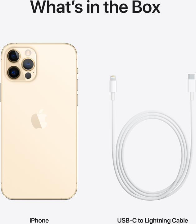 Produktbild Apple iPhone 12 Pro (512 GB, Gold, 6.10", SIM + eSIM, 12 Mpx, 5G)