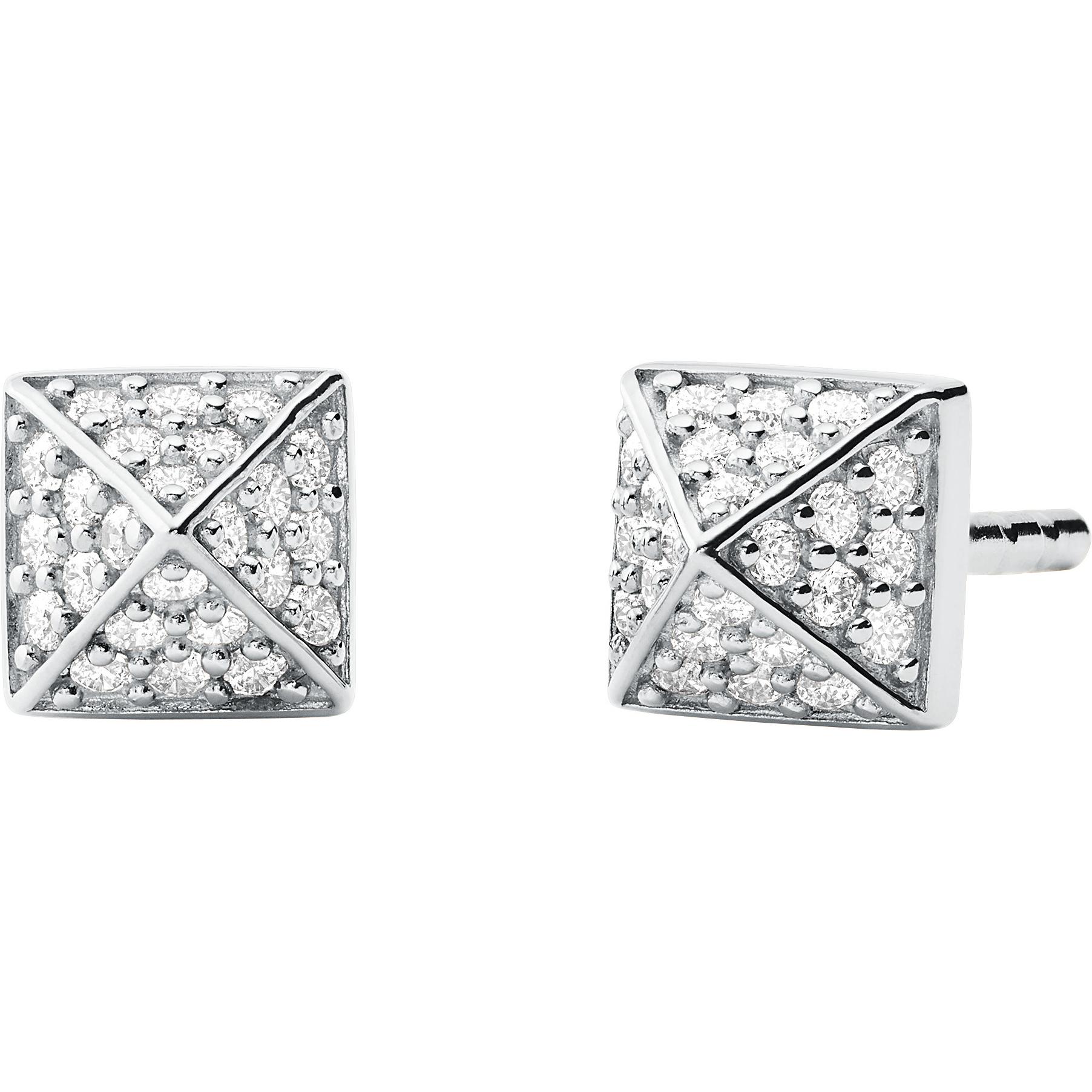 Michael Kors, Ohrringe, Mercer Pavé Pyramid, (99% Sterlingsilber, 1% Stein)