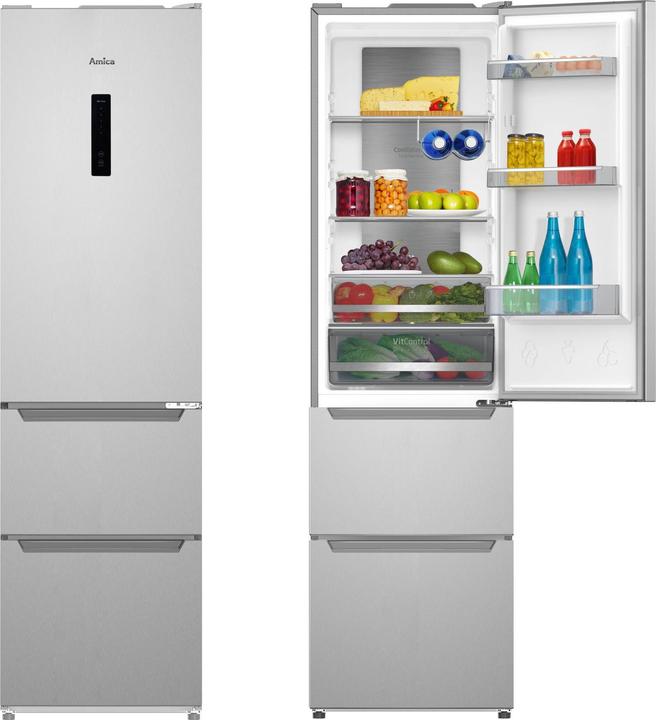 Actual product image Amica KGCN 389 150 E Ed Combi fridge D 197/85L 192x54x58.6cm TotalNoFrost (282 l)