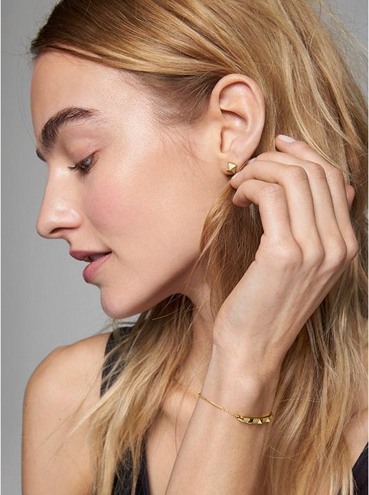 Image du produit Michael Kors Mercer Pavé Pyramide (1% de pierre, 99% en argent sterling)