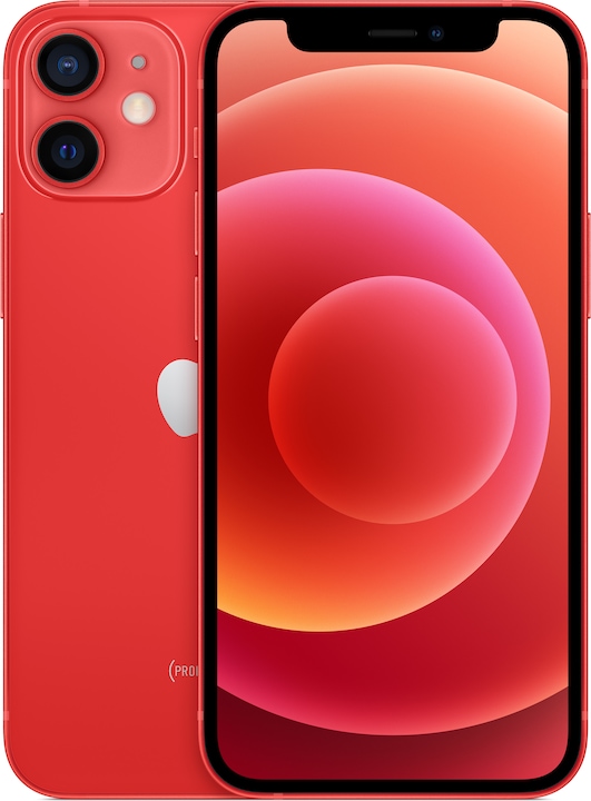 Apple iPhone 12 mini (64 GB, (PRODUCT)RED, 5.40", SIM + eSIM, 12 Mpx, 5G)