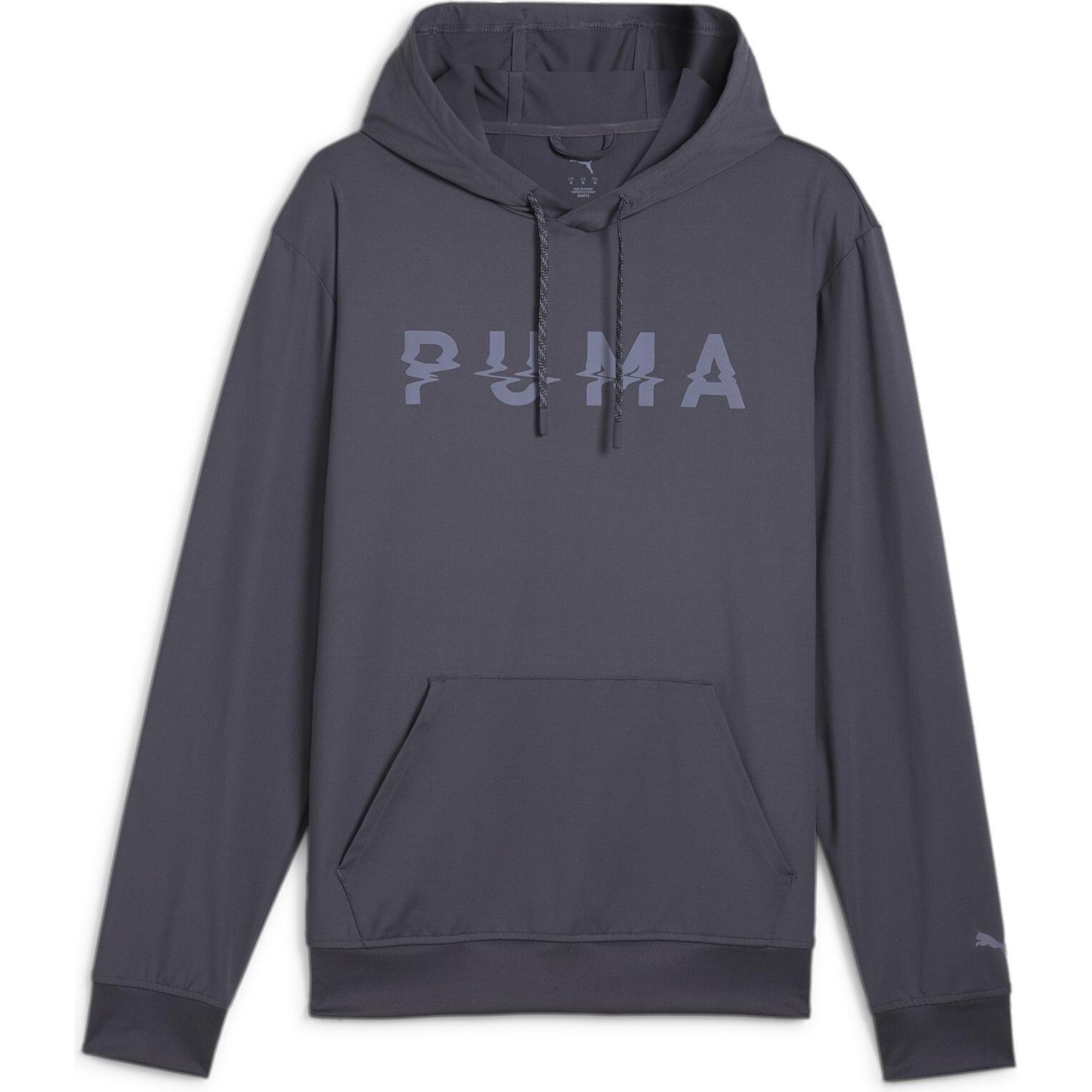Puma, Herren, Pullover, M Cloudspun Branded Hoodie, Grau, (XXL)