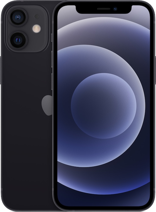 Apple iPhone 12 mini (128 GB, Black, 5.40", SIM + eSIM, 12 Mpx, 5G)