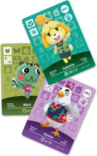 Actual product image Nintendo Animal Crossing amiibo cards (3DS, 3DS XL, Wii U)