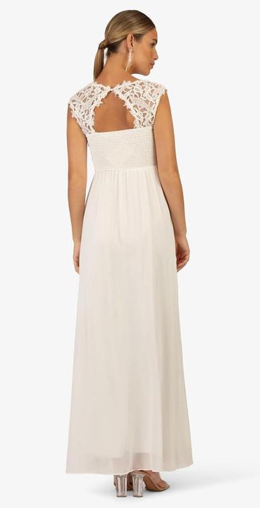 Actual product image Kraimod Chiffon Flowy Skirt with Satin Lining, Front Waistband, Mesh and Lace Top, Cut-Out Back (34)