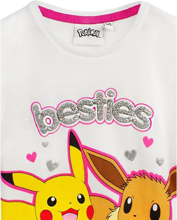 Produktbild Pokémon Besties Schlafanzug mit langer Hose Mädchen Rüschen (116)