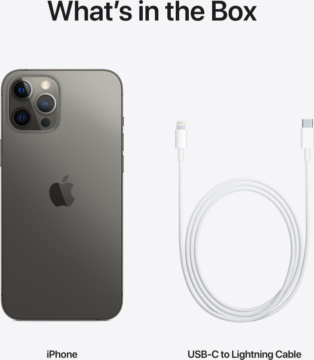 Produktbild Apple iPhone 12 Pro Max (512 GB, Graphite, 6.70", SIM + eSIM, 5G)