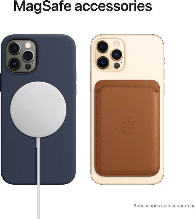 Produktbild Apple iPhone 12 Pro Max (256 GB, Silver, 6.70", SIM + eSIM, 12 Mpx, 5G)