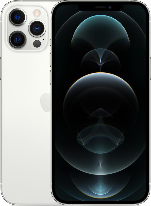 Produktbild Apple iPhone 12 Pro Max (256 GB, Silver, 6.70", SIM + eSIM, 12 Mpx, 5G)
